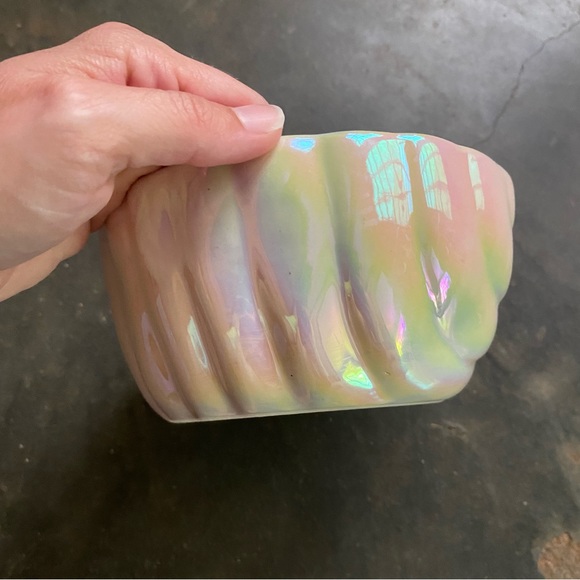 Rae Dunn SEA ivory iridescent bowl - Picture 3 of 5